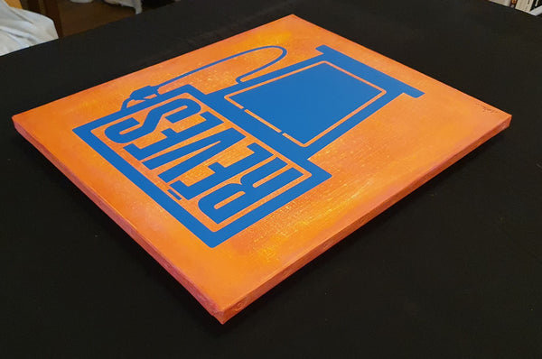 Reves - Peinture acrylique sur toile de lin - 50x61 cm - 230608