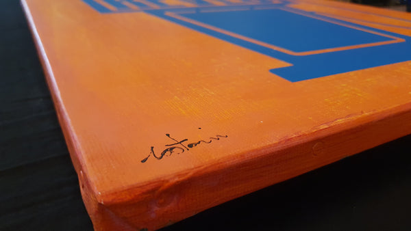 Reves - Peinture acrylique sur toile de lin - 50x61 cm - 230608