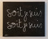 Soit je suis soit je suis 46x38cm