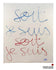 Soit je suis soit je suis - Peinture acrylique sur toile de lin - 46x55 cm - 220228
