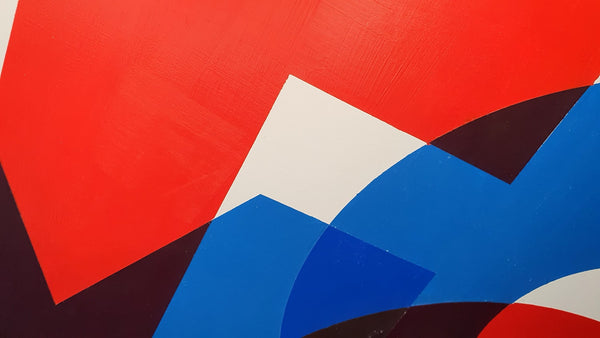 Toi et moi ensemble vers l'infini - Peinture acrylique sur toile coton - 73x50 cm - 211130