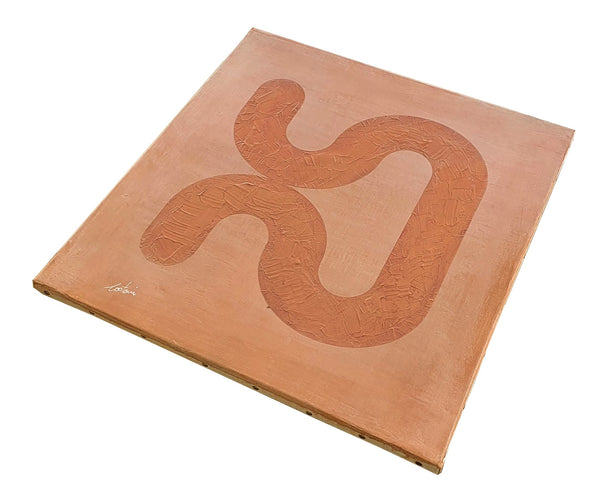 Un nu - Peinture acrylique sur toile coton - 40x40 cm - 211130