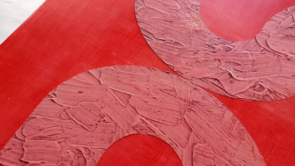 Un nu - Peinture acrylique sur toile de lin - 50x50 cm - 220228