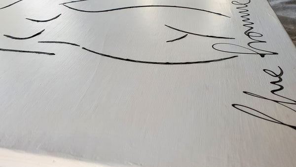 Une homme - Peinture acrylique sur toile de lin - 38x46 cm - 220228