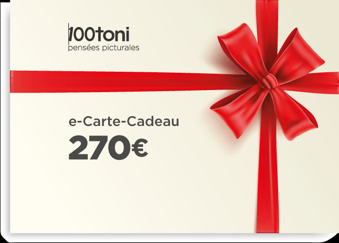 e-Carte-Cadeaux 270 euros