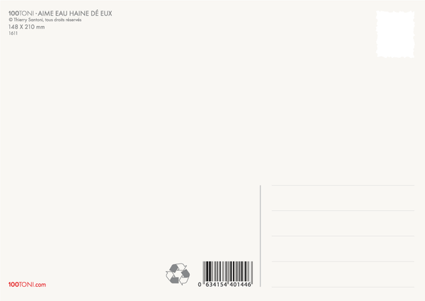 Aime eau haine dé eux (affichette)