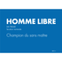 Homme libre (affichette)
