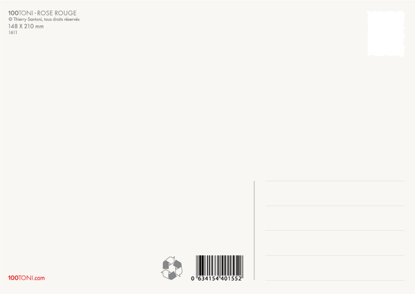 Rose rouge (affichette)