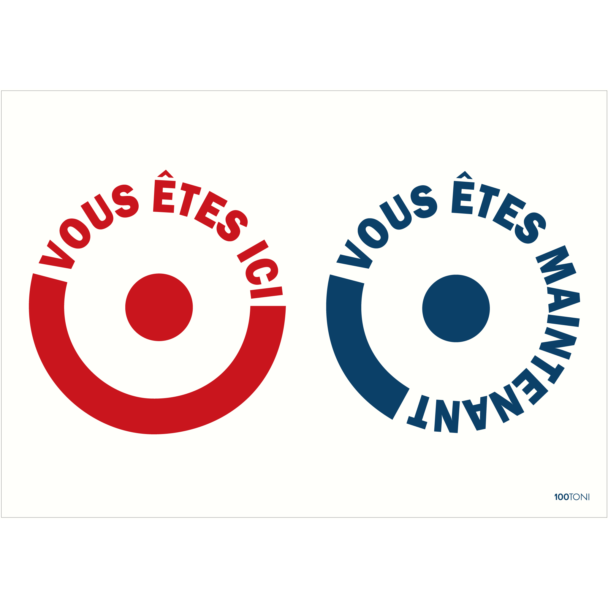 Vous êtes ici vous êtes maintenant (affichette)