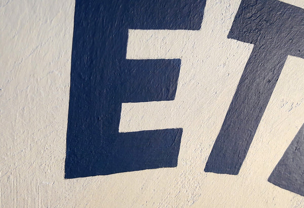 Vous êtes ici vous êtes maintenant - Acrylique sur toile de lin - 120 x 60 cm - 180130