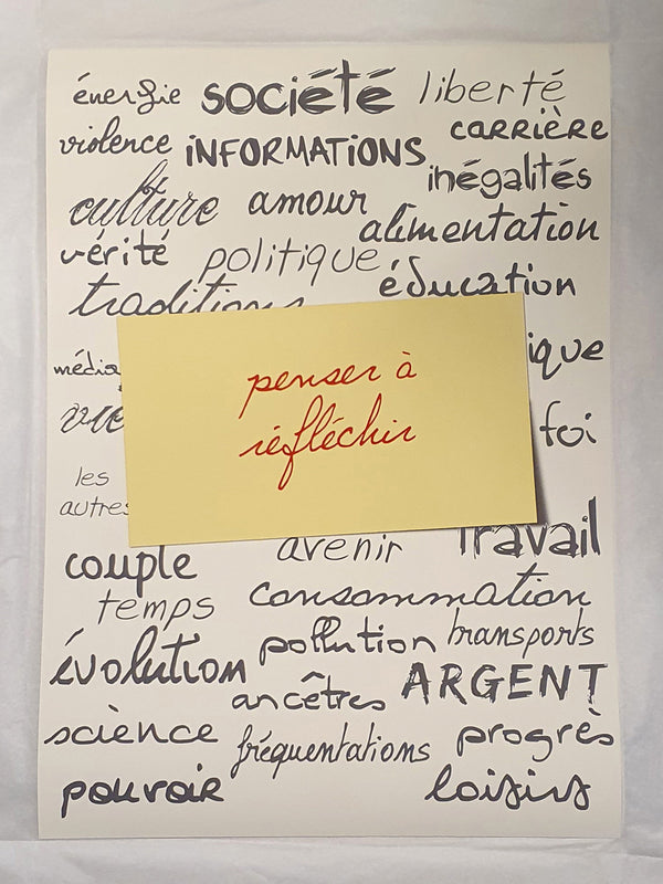 Penser à réfléchir (x8)