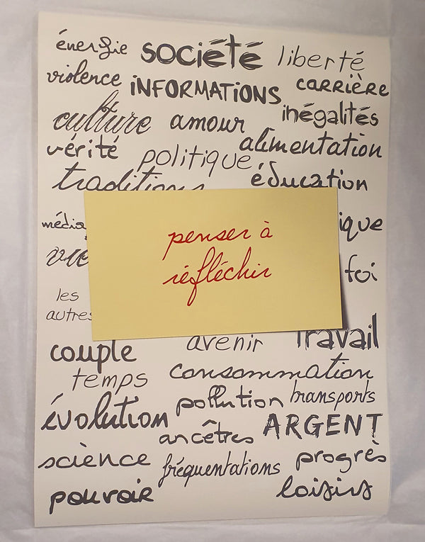 Penser à réfléchir (x8)