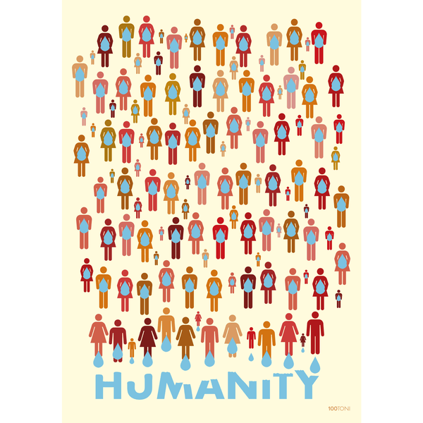 Humanity (carte postale affichette)